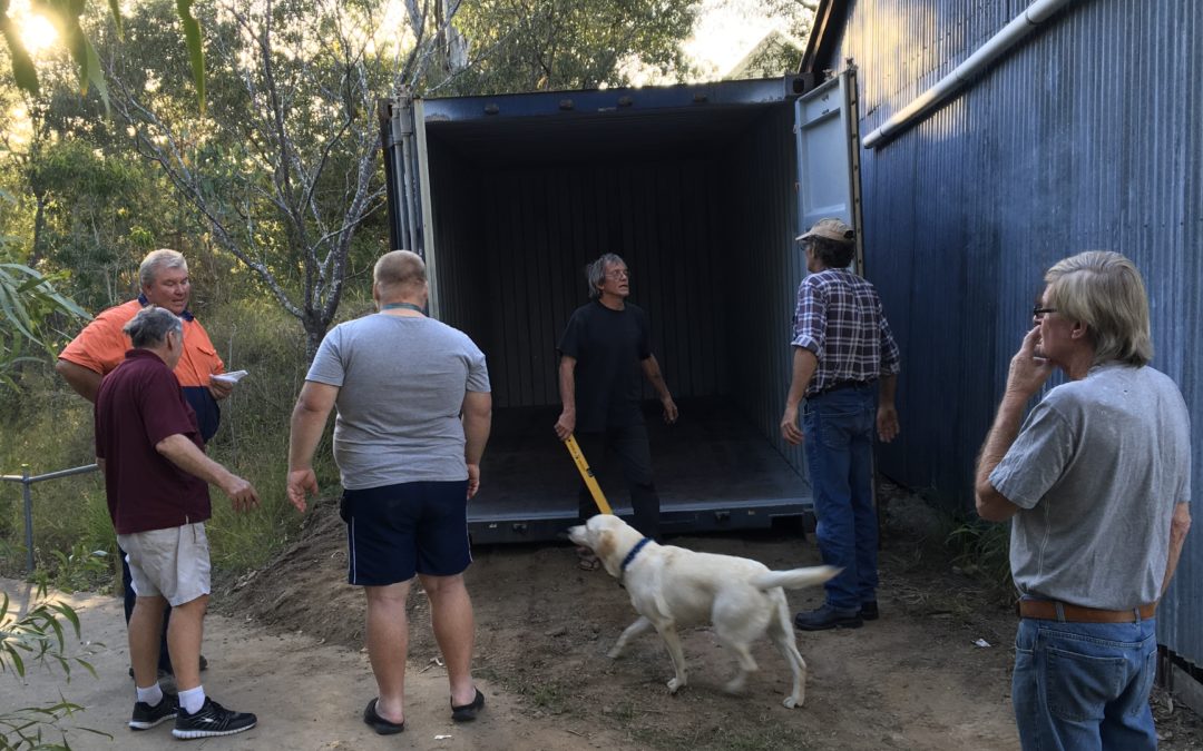 Our Storage Container Arrives
